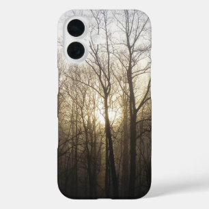 Winter Fog Sunrise Nature Photography iPhone 16 Case