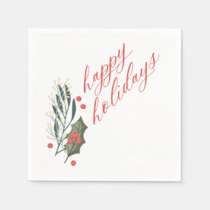 Winter Foliage Holiday Napkins