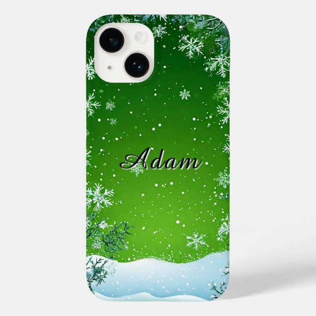 Winter Foliage Surrounding the Scene Case-Mate iPhone Case (Back)