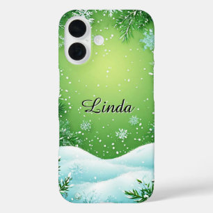 Winter Foliage Surrounding the Scene iPhone 16 Case