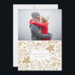 WINTER FOLIAGE WREATH | STYLISH HOLIDAY CARD<br><div class="desc">WINTER FOLIAGE WREATH | STYLISH GREETING CARD</div>