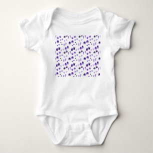 Winter Footprints Baby Bodysuit