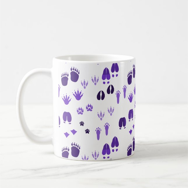 Winter Footprints  Coffee Mug (Left)