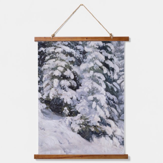 Winter Forest | Aleksander Borisov Hanging Tapestry (Front)