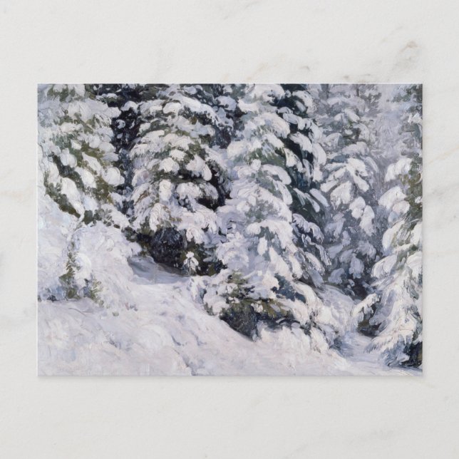 Winter Forest | Aleksander Borisov Postcard (Front)
