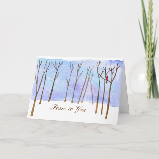 Winter Forest Card (Front)