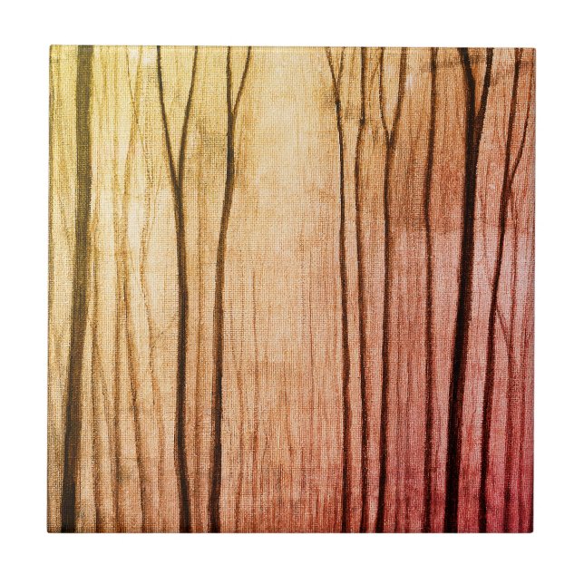 Winter Forest  Ceramic Tile (Front)