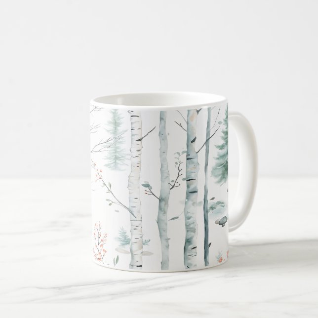 Winter Forest Coffee Mug (Front Right)
