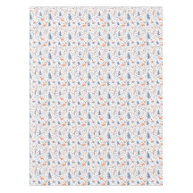 Winter Forest Deer Woodland