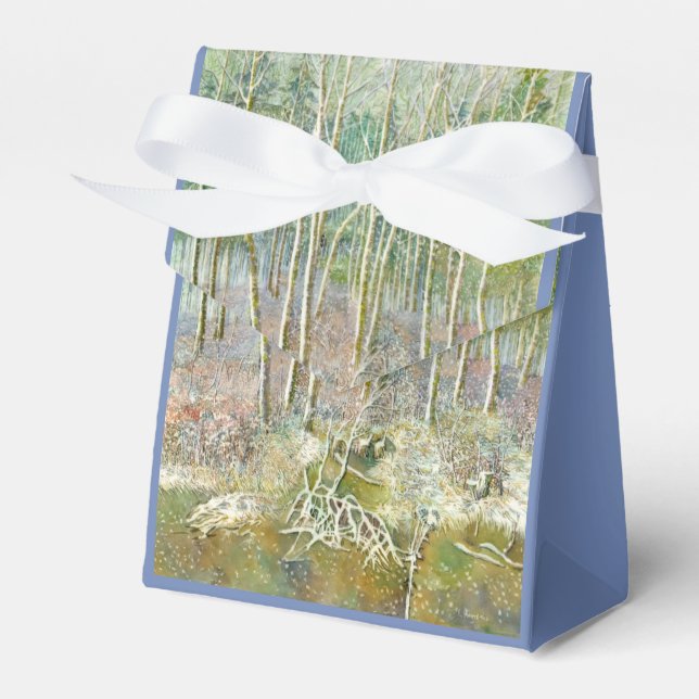 winter forest favour box (Front Side)