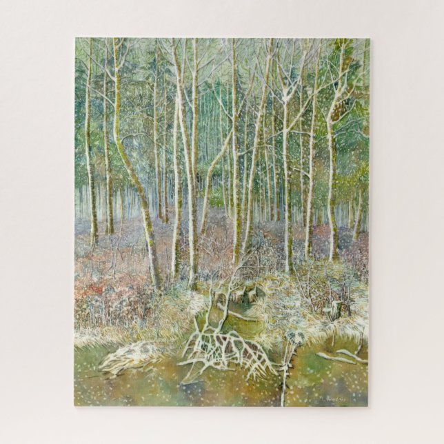 winter forest jigsaw puzzle (Vertical)