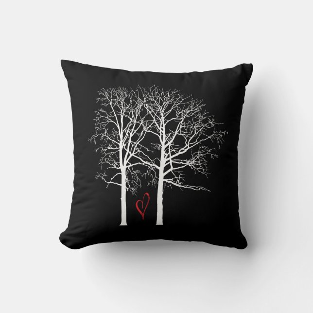 Winter Forest Love Cushion (Front)