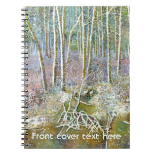 winter forest notebook