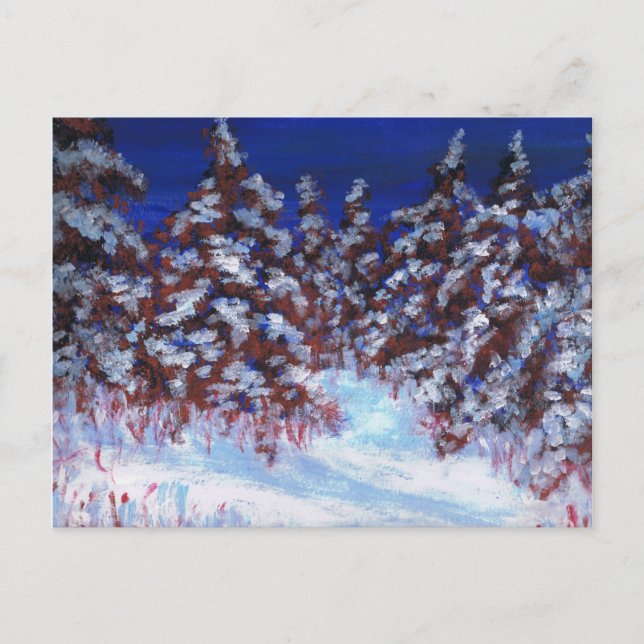 winter forest postcard (Front)