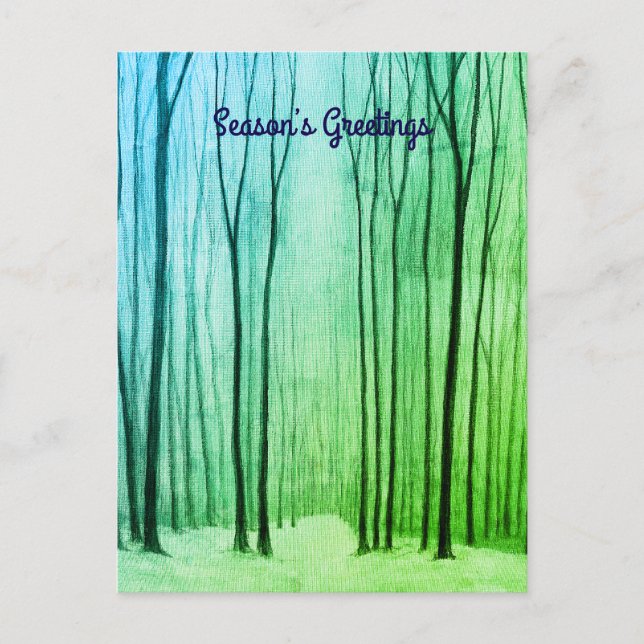 Winter Forest  Postcard (Front)