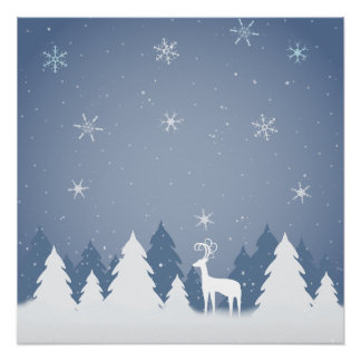 Winter Forest Poster