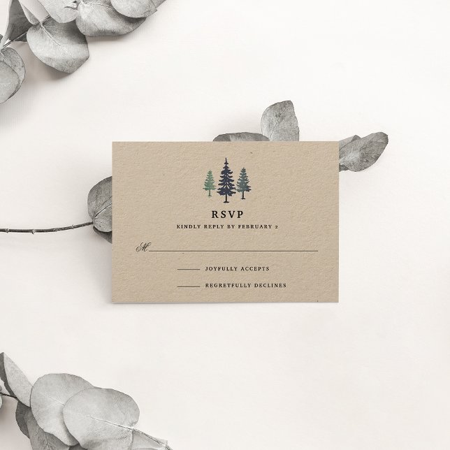 Winter Forest RSVP Card (Creator Uploaded)