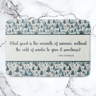 Winter Forest Serenity Bath Mat