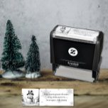 Winter Forest Snowman Christmas Self-inking Stamp<br><div class="desc">Personalise a whimsical stamp for your family this holiday season with a Winter Forest Snowman Christmas Self Inking Stamp. Stamp design features a cute snowman in a charming top hat and scarf standing in a winter forest scene with falling snow. Perfect for crafts, gift giving or sending out holiday greetings...</div>
