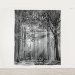 Winter forest trees #10 tapestry