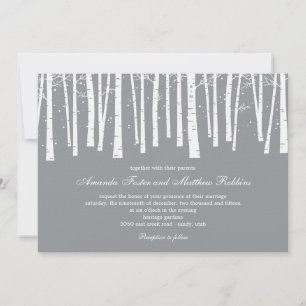 Winter Forest Wedding Invitations