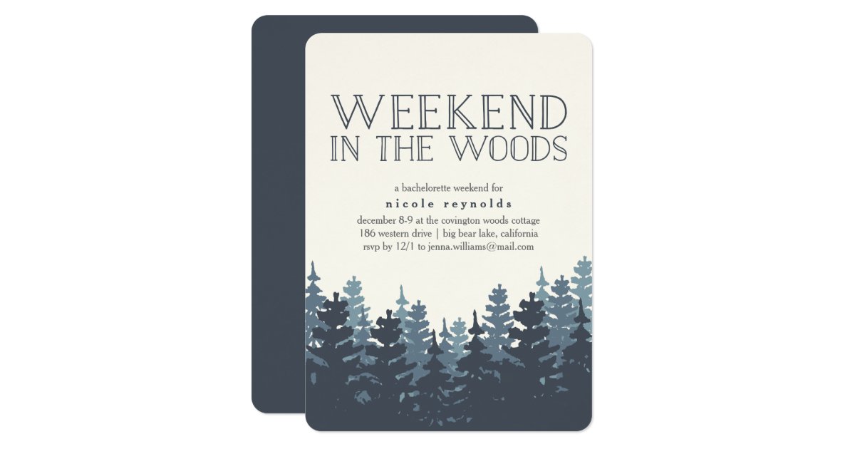 Weekend Getaway Invitation Wording 4