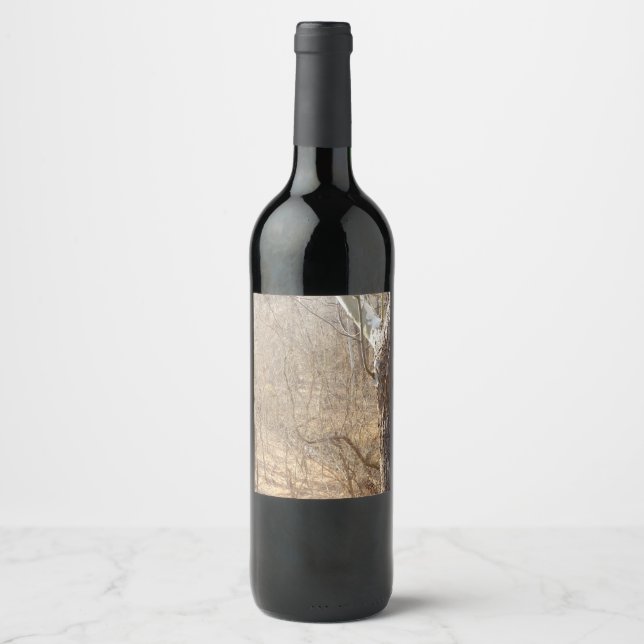 winter forest  wine label (Front)