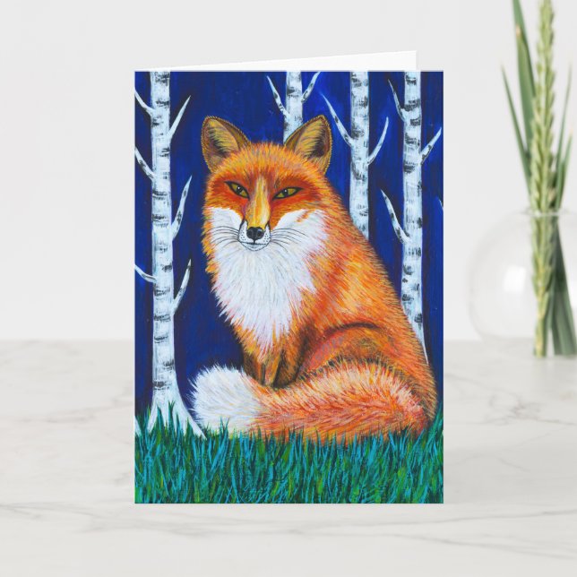 Winter Fox Card (Front)