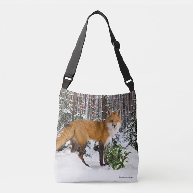 "Winter Fox" Crossbody Bag (Front)