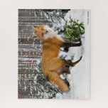 "Winter Fox" Jigsaw Puzzle<br><div class="desc">----- artwork by Dorian</div>