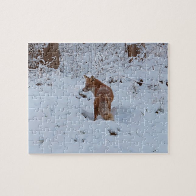Winter Fox Jigsaw Puzzle (Horizontal)