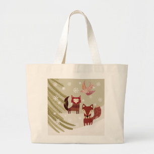 Winter Fox Tote Bag