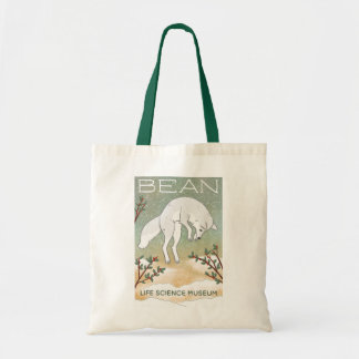 Winter fox tote bag