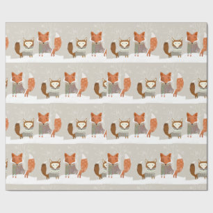 Winter Fox Wrapping Paper
