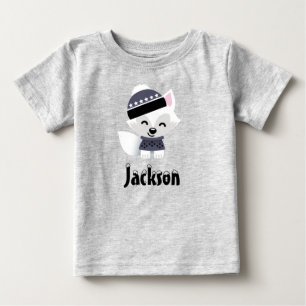 Winter Foxes Baby T-Shirt