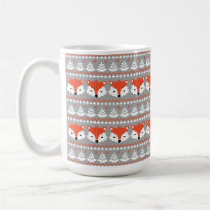 Winter Foxes Christmas pattern Coffee Mug