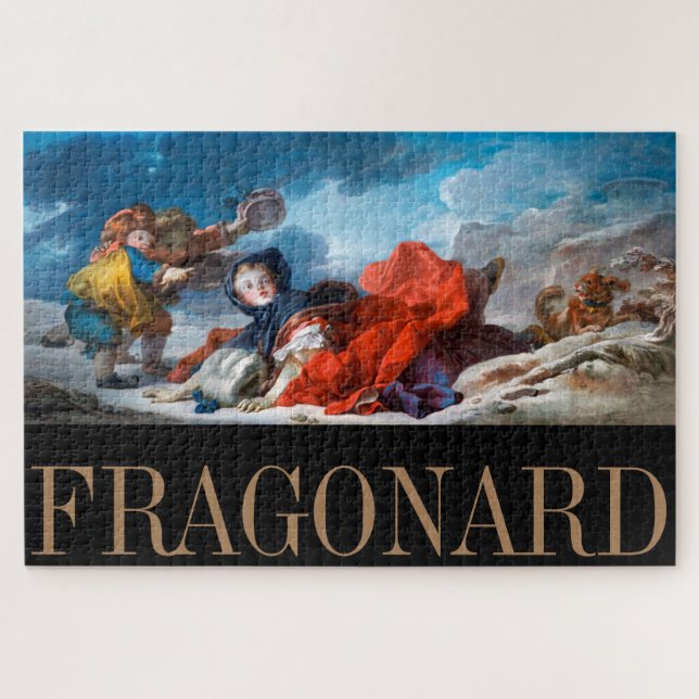 Winter, Fragonard Jigsaw Puzzle (Horizontal)