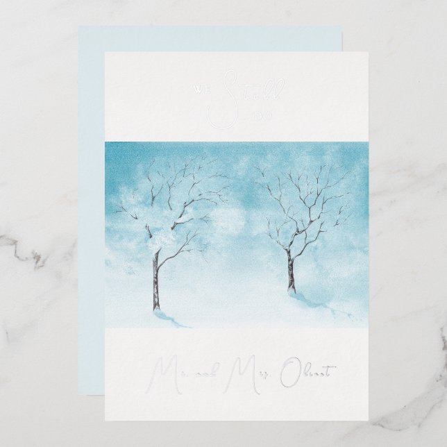 Winter Freshness Vow Renewal 25 years Silver (Front/Back)