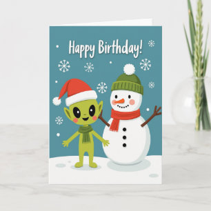 Winter Friends Birthday Card