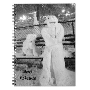 'Winter Friends'  Notebook/Journal Notebook