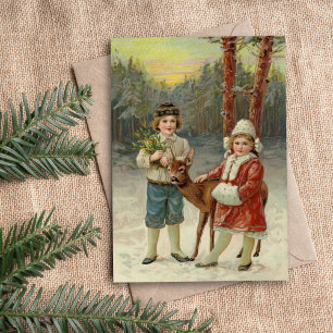 Winter Friends Vintage Christmas