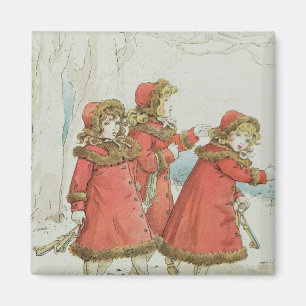 Winter' from April Baby's Book of Tunes, 1900 Magnet