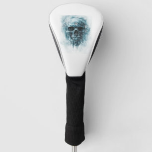 Winter Frost Skull Golf Head Cover