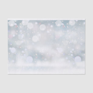 Winter Frost Snowflakes Christmas Tissue Paper