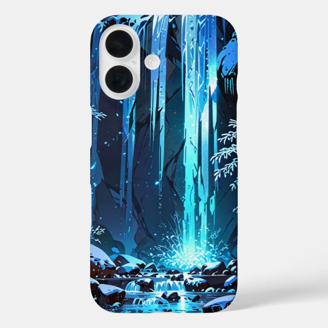 Winter Frozen Waterfall Case-Mate iPhone Case (Back)