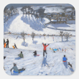 Winter Fun Chatsworth 2010 Square Sticker