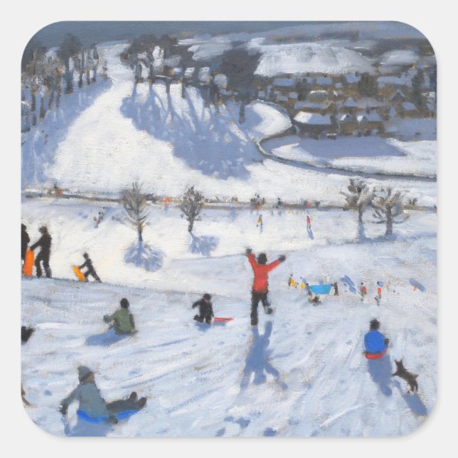 Winter Fun Chatsworth 2010 Square Sticker (Front)