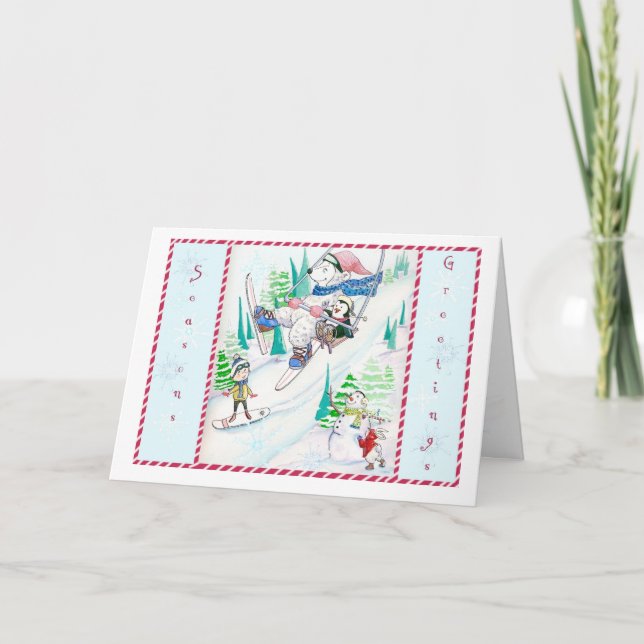Winter Fun Christmas Card (Front)
