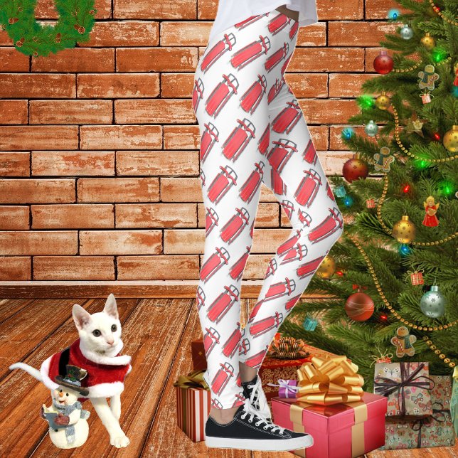 Winter Fun - Let's Go Sledding! Leggings (Creator Uploaded)