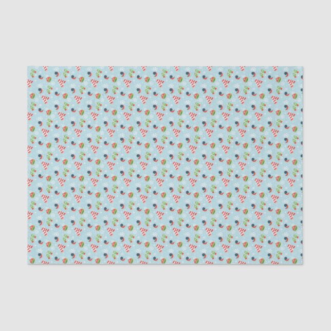 Winter Fun Pattern Tissue Paper (Front)
